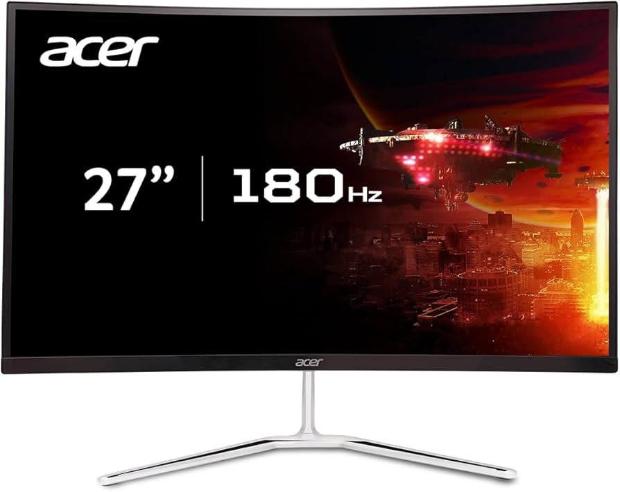 ACER 27-Inch Curved WQHD Monitor with Built-In Speakers
